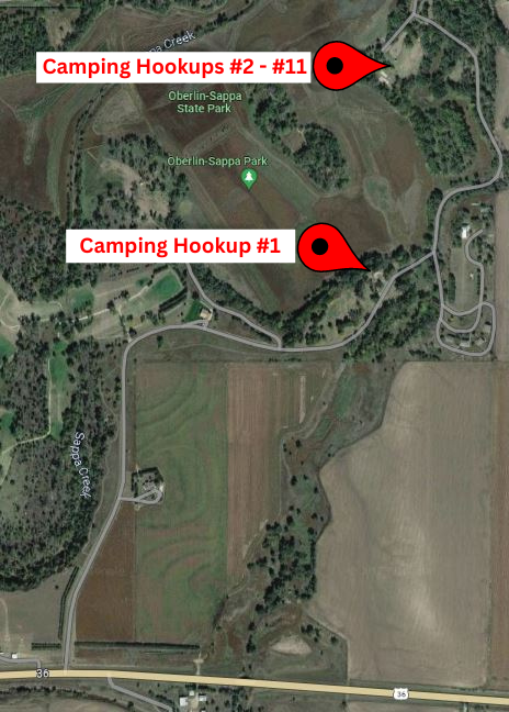 all electric camper hookup locations