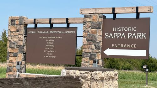 sappa park entry sign